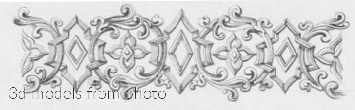 Фризы (FRIESE_0764 -  | 3D model 3DSMAX / OBJ / STL) 3D модель для ЧПУ станка